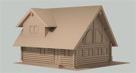 Log Cabin Scale Model 的图像结果