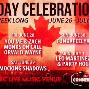 CANADA WEEK CELEBRATION, Blues on Whyte / Commercial Hotel, Edmonton ...