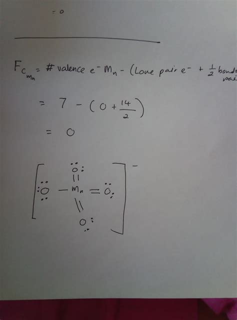 [As Level-Chemistry] finding formal charge of Mn in permanganate. Why ...