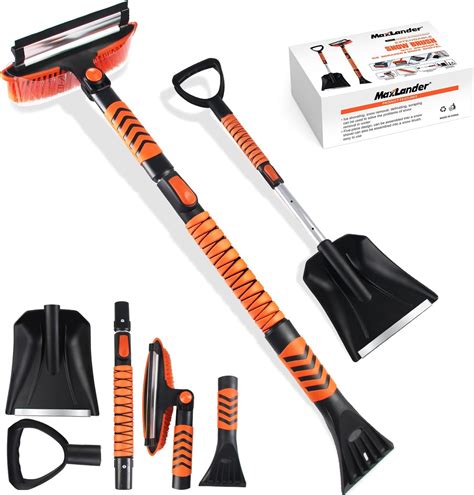 Amazon.com: Magshion 4-in-1 Ice Scraper and Brush Combo for Car ...