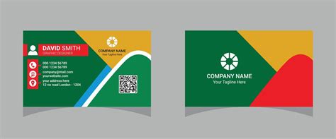 Corporate Business Card Template 的图像结果