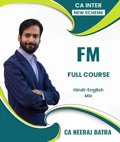 CA Inter FM Full Course By CA Neeraj Batra