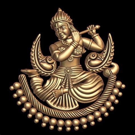 Buy Krishna 3D Model Online - Divine Home Decor