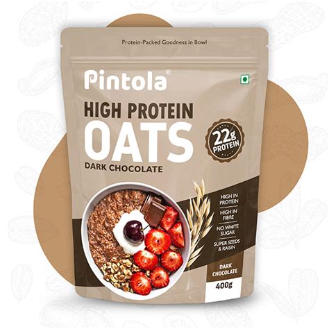 High Protein Dark Chocolate Oats - Pintola