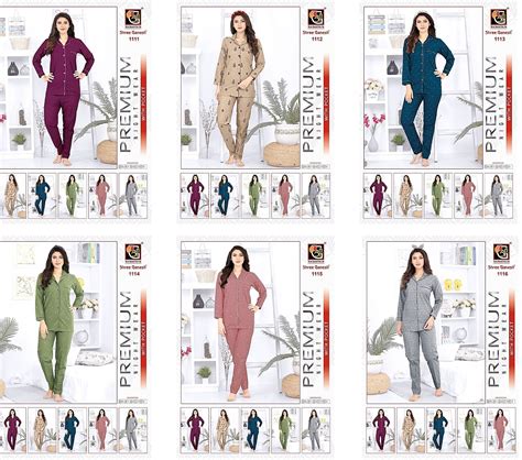 Prisha Vol 1 Shree Ganesh Cotton Collar Night Suits Exporter India ...