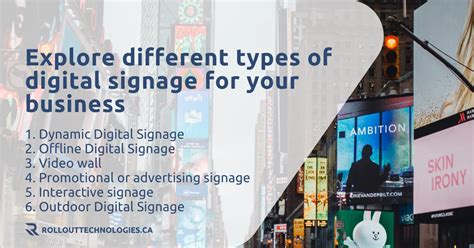 Types of Digital Signage 的图像结果