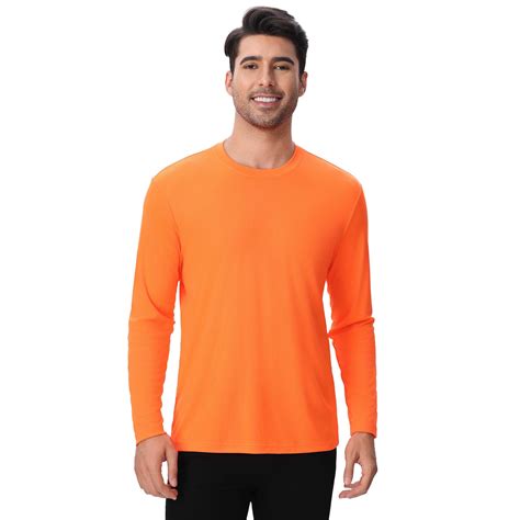 Zfeel High Visibility Long Sleeve Work T-Shirt for Men, Hi Vis Work ...