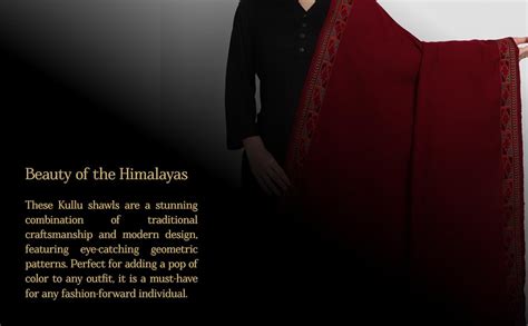 Buy Women's Kullu Himachali Woollen Plain Himalayan Striped Border ...