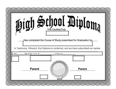 Printable Fake Diploma - Printable Word Searches