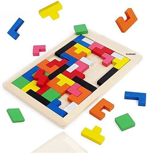 KRIDEZ Wood Intelligence Brain Games,Mini Travel Puzzles for Kids ...