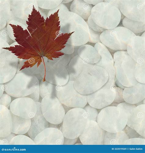 3D Floor Tiles Design, Beautiful Leaf Top View Stock Illustration ...