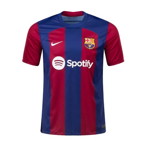 Nike 2023-2024 Barcelona Home Football Soccer T-Shirt Jersey ...