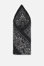 Buy Men Black Print Formal Pocket Square Online - 39657802 | Louis Philippe