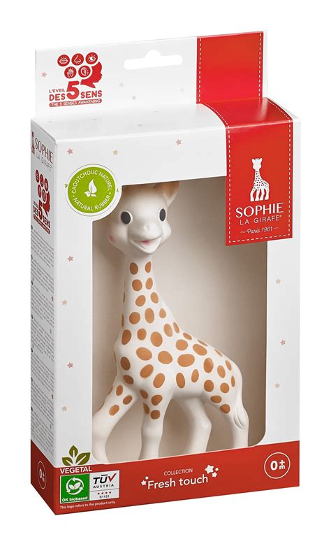 Vulli's Sophie La Girafe Infant Teething Toy - 100% Natural Rubber Baby ...