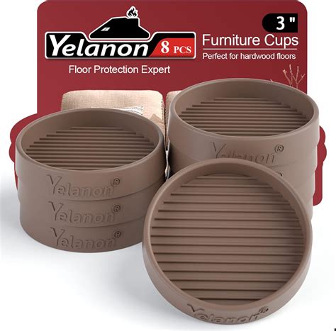 Amazon.com: Yelanon Furniture Coasters - 8 Pcs 3"Round Furniture Caster ...