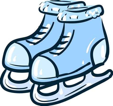 ice skates clip art 34512256 Vector Art at Vecteezy