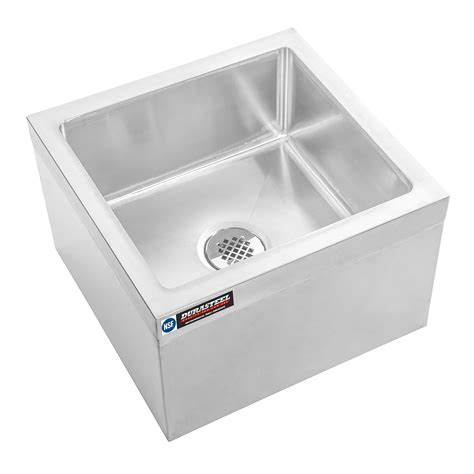 Durasteel Stainless Steel Floor Mount Mop Sink Basin With Sink ...