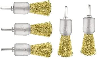 Inditrust 1/4inch 19mm End wire brush set Wheel Brush or Rust removal ...