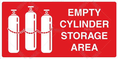 Empty Cylinder Storage Area | Empty Cylinder Storage Area signage ...