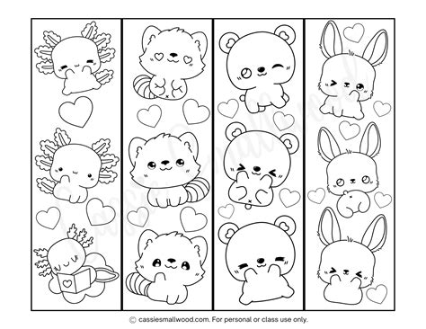 92 CUTE Free Printable Bookmarks | Coloring bookmarks, Free printable ...