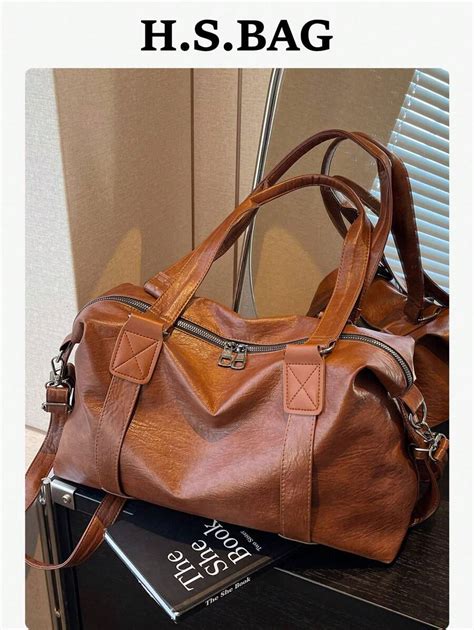 Fashionable Soft Leather Solid Color Vintage European And American ...