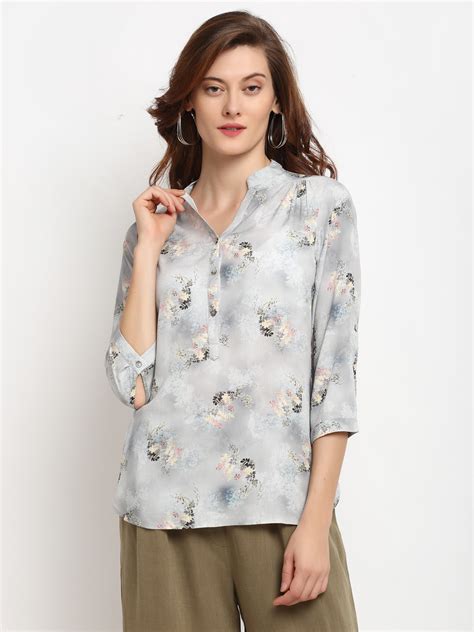 Gipsy Grey Rayon Crepe Tunic – Gipsy Online