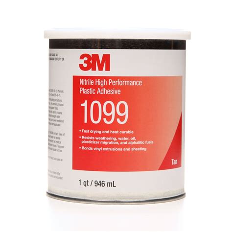 3M™ Nitrile High Performance Plastic Adhesive 1099 - Mass Technologies ...
