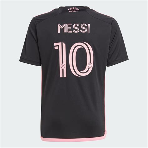 adidas Inter Miami CF 23/24 Messi Away Jersey Kids - Black | adidas KE