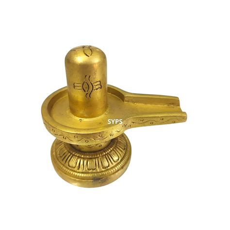 Buy SRI YAGNAA - Brass Shiva Lingam - Shivalinga - Shivlingam Online at ...