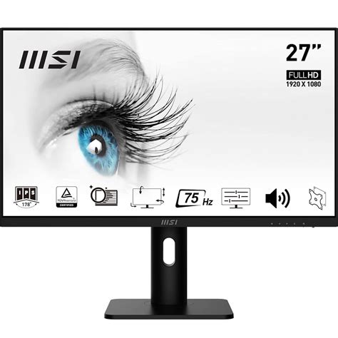 MSI PRO MP273P Business & Productivity Monitor 27 Inch FullHD (1920 x ...