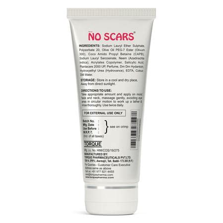 Buy NO SCAR NEEM FACE WASH 60ML | PACK OF 3 Online & Get Upto 60% OFF ...