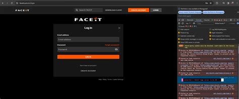 Image result for Faceit JavaScript Error