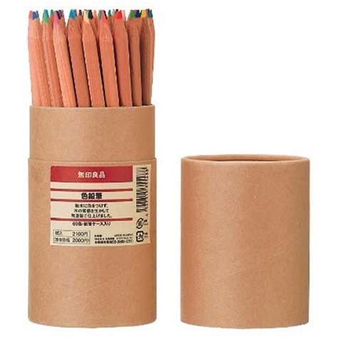 MOMA MUJI 60 ColoRed Pencils in Tube : Amazon.in: Home & Kitchen