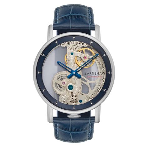 Buy Earnshaw Fowler Automatic Blue Men Watch - ES-8225-02 (M) Online