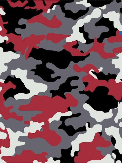 Camouflage-Musterhintergrund für die Armee | Premium Vektor