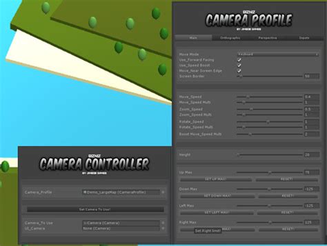Unity Camera Controller 的图像结果