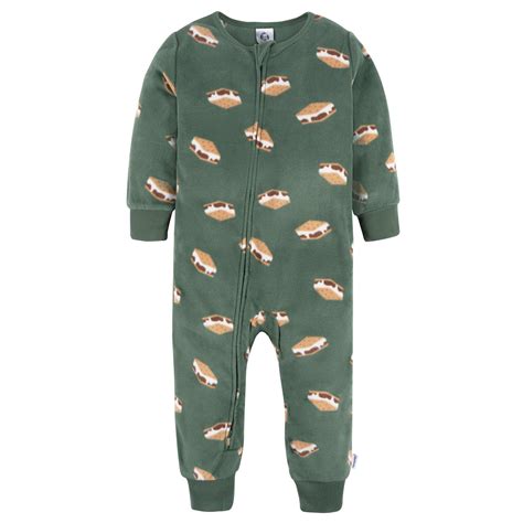 Baby & Toddler Boy 3-Pack Footless Pajamas Fleece Camping - Gerber ...