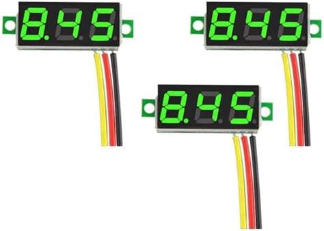 Shockley Three-Wire Calibratable 0.28" Digital Mini DC Voltmeter 3-Wire ...