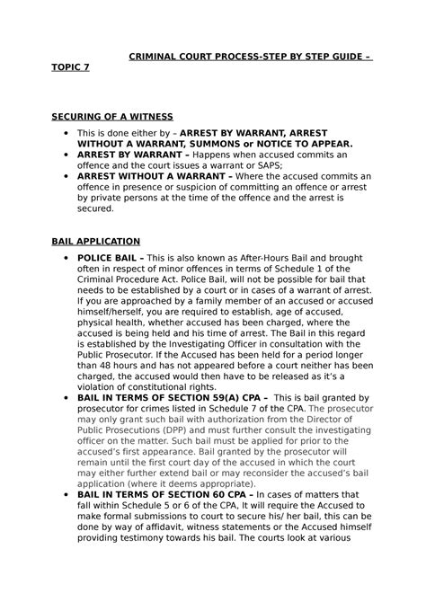 Image result for Court Process Steps