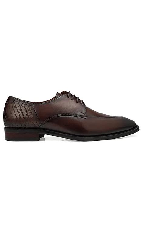 Coffee Signato Leather Lace Ups – Rosso Brunello Leathers Pvt. Ltd.