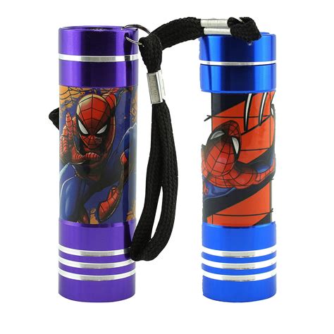 Srv Hub 2x Spider Man Aluminum Led Torches Including 3 | Desertcart INDIA