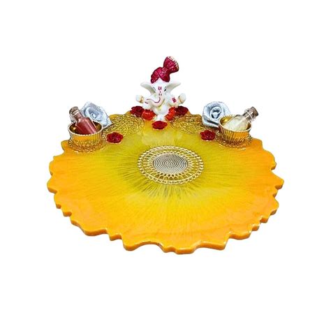 Buy ART2ARTIST Resin Plate of Roli Chawal Platter for Rakhsha Bhandhan ...