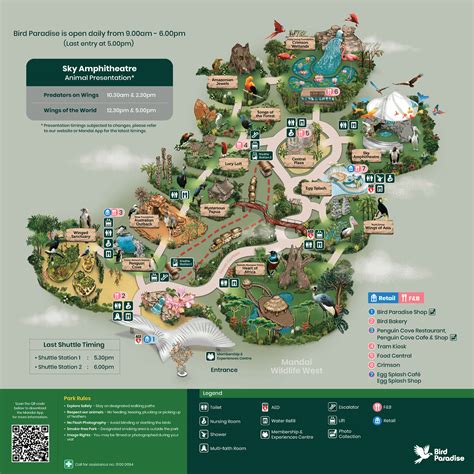 Singapore Zoo Map 2022