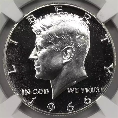 1966 Silver Clad Kennedy Half Dollar NGC MS-67 CAMEO SMS - Old Pueblo Coin