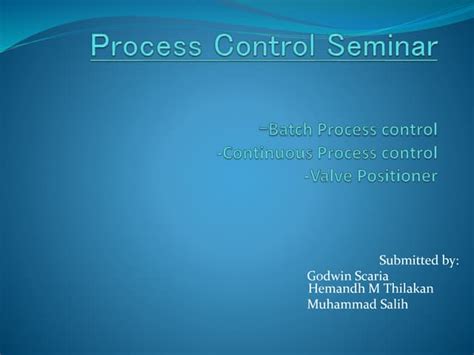 Image result for Process Control Course