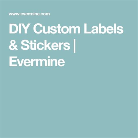 Image result for DIY Custom Labels