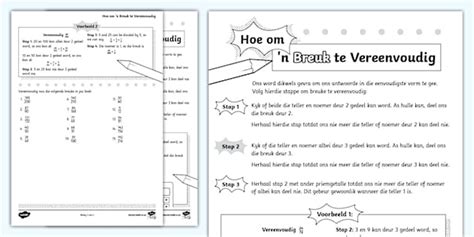 Graad 7 Wiskunde: Hoe om 'n Breuk te Vereenvoudig