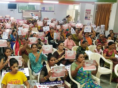 Women agreed to stop using single use plastic in Porbandar, pamphlets ...