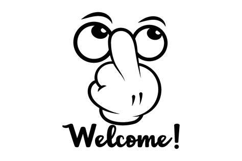 Middle Finger Hand Cartoon Hand SVG Graphic by Pony3000 · Creative Fabrica