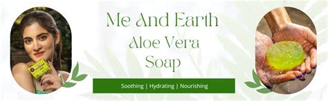 Buy Me And Earth Aloe Vera Glycerine Soap With Vitamin E, Bath Soap For ...
